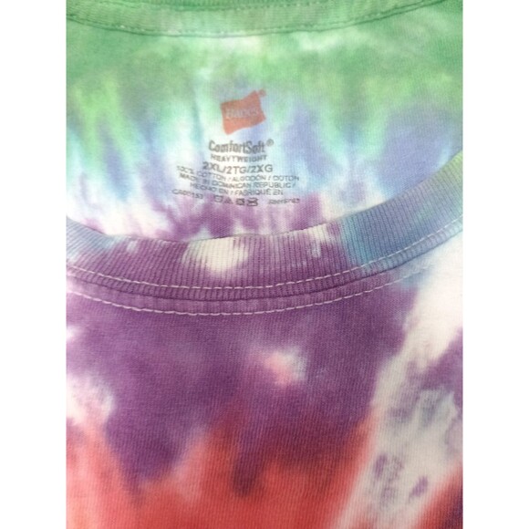 Oregon State Country Fair T Shirt XXL Tie Dye 2016 Short Sleeve Hanes - Picture 4 of 12
